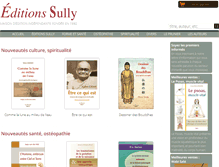 Tablet Screenshot of editions-sully.com